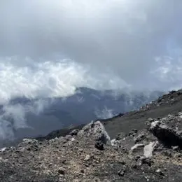 cratère du volcan