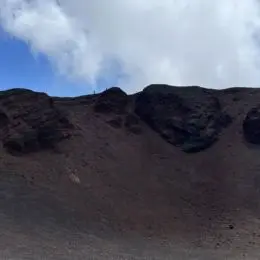 Escursionisti su Etna