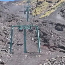 Etna volcano cableway