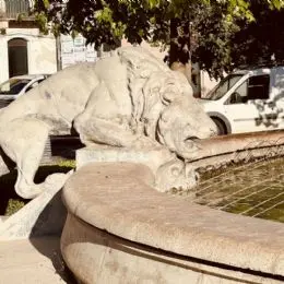 León de la plaza tres leones