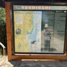 Carte de l'oasis de Vendicari