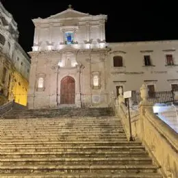Treppe im Kloster San Salvatore