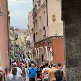 Straße von Taormina