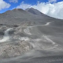 Vetta vulcano Etna